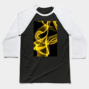 Smoke Close Up Baseball T-Shirt